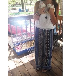 Aztec print Plazo pants